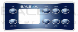 Overlay sticker Panel of control Balboa VL801D