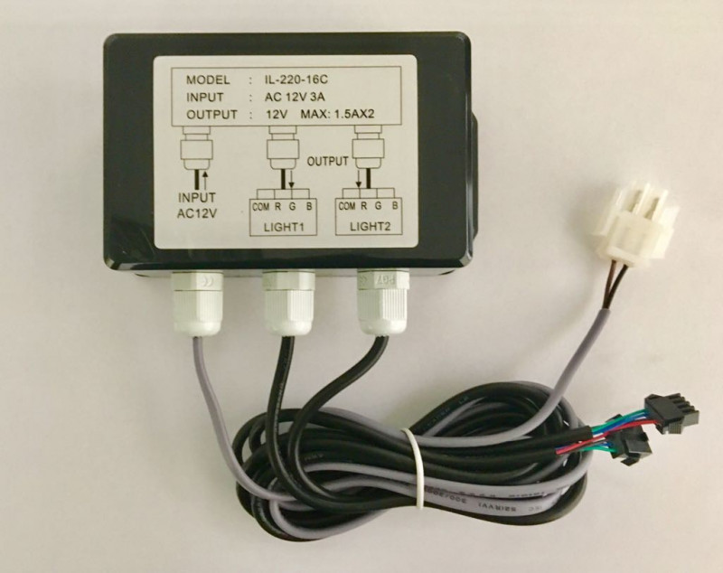 Connecteur LEDs 12v RGB/RGB