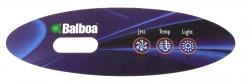 Overlay for topside Panel Balboa VL200 with 3 buttons
