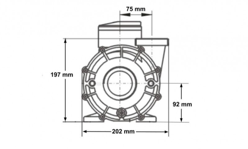 Pompe LX Whirlpool WP250-II bi-vitesse