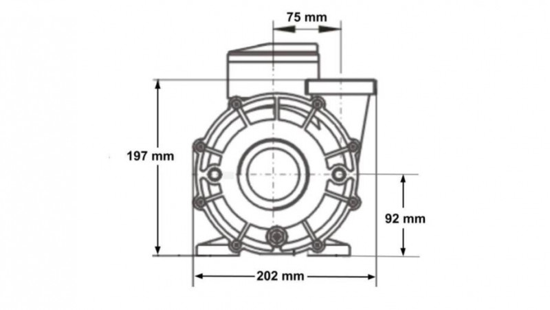 LX Whirlpool WP200-II bi-speed pump