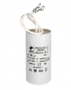 Condensador 16µF con cables